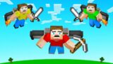 HUNTERS vs SPEEDRUNNER With JETPACKS! (Minecraft)