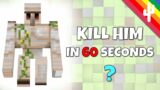 How To Kill Iron Golem In Minecraft 1.16.3 in under 60 seconds