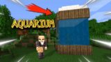 How To Make A Simple Aquarium In Minecraft (lets build) #shorts