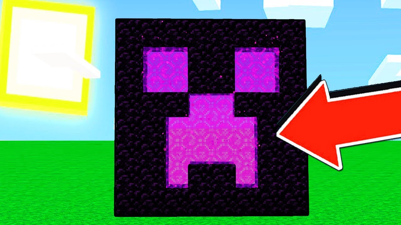 How To Make SECRET CREEPER PORTAL in Minecraft Minecraft videos