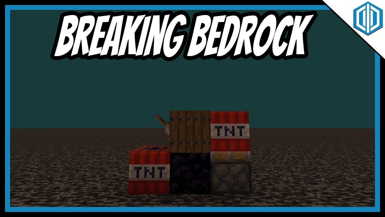 How to Break Bedrock in Minecraft 1.16 - Minecraft Bedrock Breaking # ...