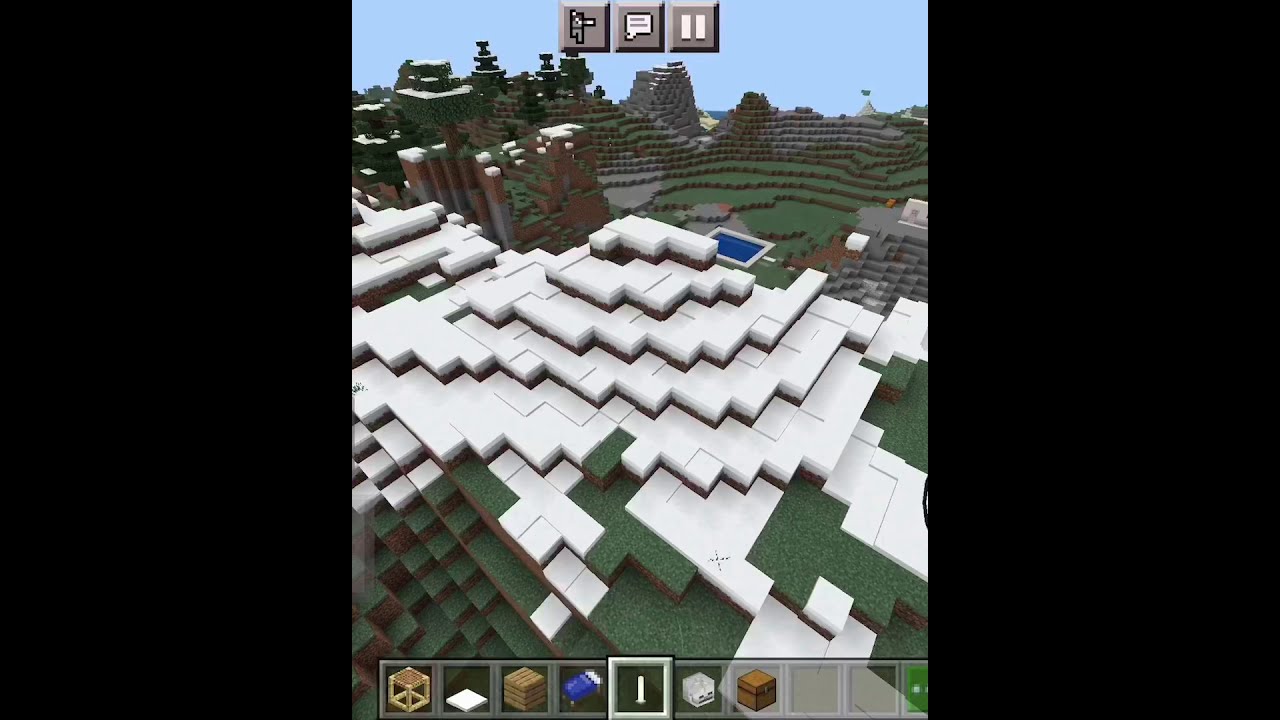 How to build a secret snow base in Minecraft Minecraft videos