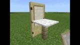 How to make a chair In Minecraft! (Advanced)