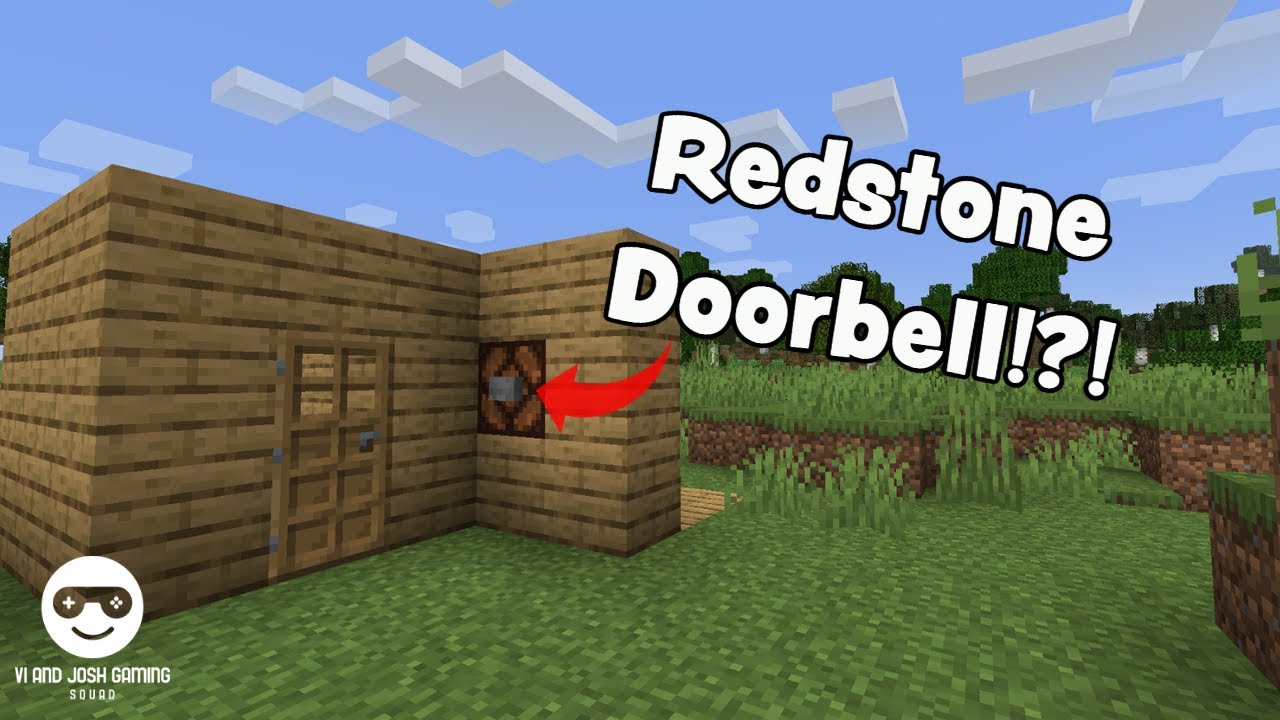 How to make a doorbell in Minecraft Java 1.16+ Shorts Minecraft videos