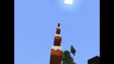 How to make a strangely tall One block Cake staircase in Minecraft