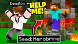 I Made Him Join HEROBRINE’s Seed.. (Minecraft)