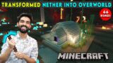 I TRANSFORMED MY NETHER PORTAL BASE – MINECRAFT SURVIVAL GAMEPLAY IN HINDI #66