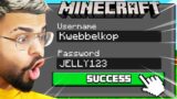 I hacked KWEBBELKOP‘s Minecraft Account (Trolling)