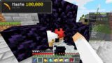 I secretly used Haste 100,000 in Minecraft Bedwars…