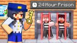 Locking Friends in a 24 HOUR PRISON in Minecraft!