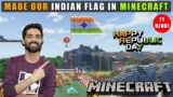 MADE OUR INDIAN FLAG IN MINECRAFT – MINECRAFT SURVIVAL GAMEPLAY IN HINDI #71