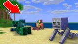 MONSTER SCHOOL MINECRAFT | DISCIPLES SURVIVAL ON A DANGEROUS ISLAND FUNNY ANIMATION #Shorts