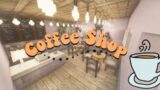 Making An Aesthetic Purple Coffee Shop In Minecraft! #Shorts