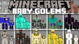 Minecraft BABY GOLEM MOD / SAVE MORE BABY GOLEMS THAT ARE LOST !! Minecraft Mods