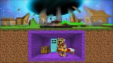 Minecraft BLACK HOLE APOCALYPSE DISASTER VILLAGE MOD / BUILD A HIDDEN BUNKER !! Minecraft Mods