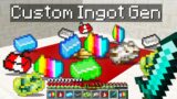 Minecraft Bedwars but I added custom ingot generators…