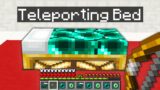 Minecraft Bedwars but I can teleport my bed wherever I want…