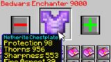 Minecraft Bedwars but you can use any enchant you want…