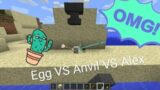 Minecraft: Egg VS Anvil VS Alex #Minecraft #YouTube #Shorts #parkour #shorts #minecraftpro #minecraf