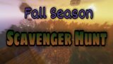 Minecraft: Fall Season Scavenger Hunt || 1.16+ Puzzle Map Trailer ||