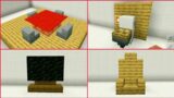 Minecraft Furniture Design Ideas Compilation !!