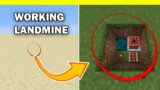 Minecraft: How to Build a Landmine in Minecraft 1.17 #Shorts