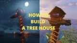 Minecraft: How to Build a Simple Tree House | Survival House Tutorial