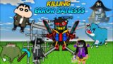 Minecraft | Killing Error Saness By Epic San & Pirate San | With Oggy Sinchan Jack || Twikay Gamer