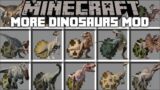 Minecraft MORE DINOSAURS MOD / JURASSIC WORLD WITH INDOMINUS !! Minecraft Mods