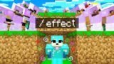 Minecraft Manhunt But I cheated with /effect