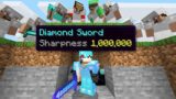 Minecraft Manhunt but I secretly used Sharpness 1,000,000…