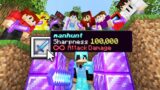 Minecraft Manhunt but i secretly used Sharpness 100,000..