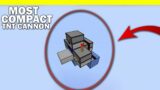 Minecraft: Most Compact TNT Cannon | How To Make Easy #Shorts