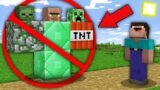 Minecraft NOOB vs PRO: WHY IS NOOB FORBIDDEN SUMMON THIS BOSS CREEPER ZOMBIE VILLAGER WITHER?