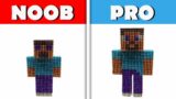 Minecraft Noob vs Pro Make Steve | Monster Magnets vs Steve Minecraft
