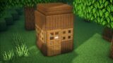 Minecraft Tutorial 2×2 Simple House #Shorts