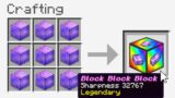 Minecraft UHC but you can craft a "Block Block Block"..