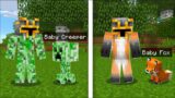 Minecraft WEARING MOB ARMOR TO FIND BABY MOBS MOD / HELP FAMILY MOBS !! Minecraft Mods