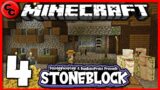 Minecraft: " STONEBLOCK Lets Play Ep4 I FOUND A VILLAGE    "