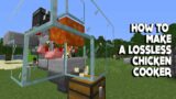 Minecraft #shorts :: How to Make Lossless Chicken Cooker in 1.16.3