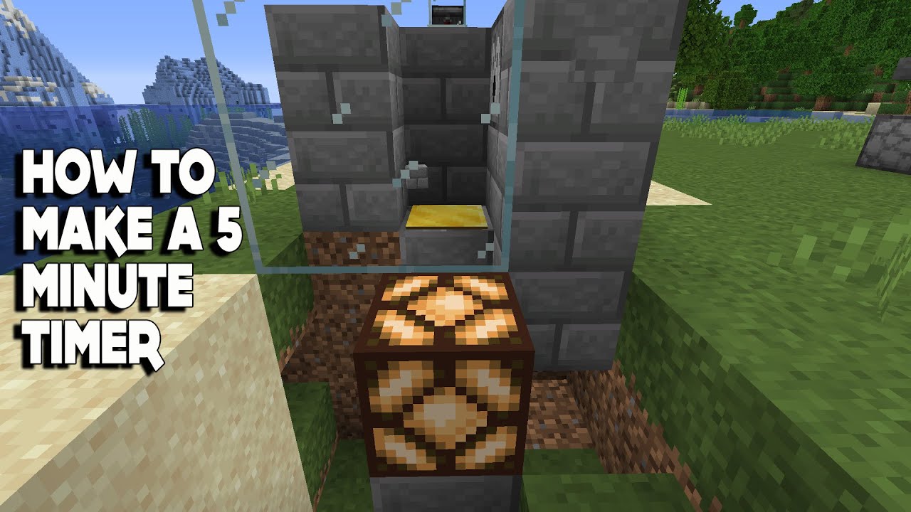 Minecraft shorts How to Make a 5 Minute Timer in 1.16.3 Minecraft