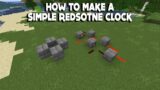 Minecraft #shorts :: How to Make a Simple Redstone Torch Clock in 1.16.3