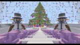 Minecraft timelapse christmas snow globe