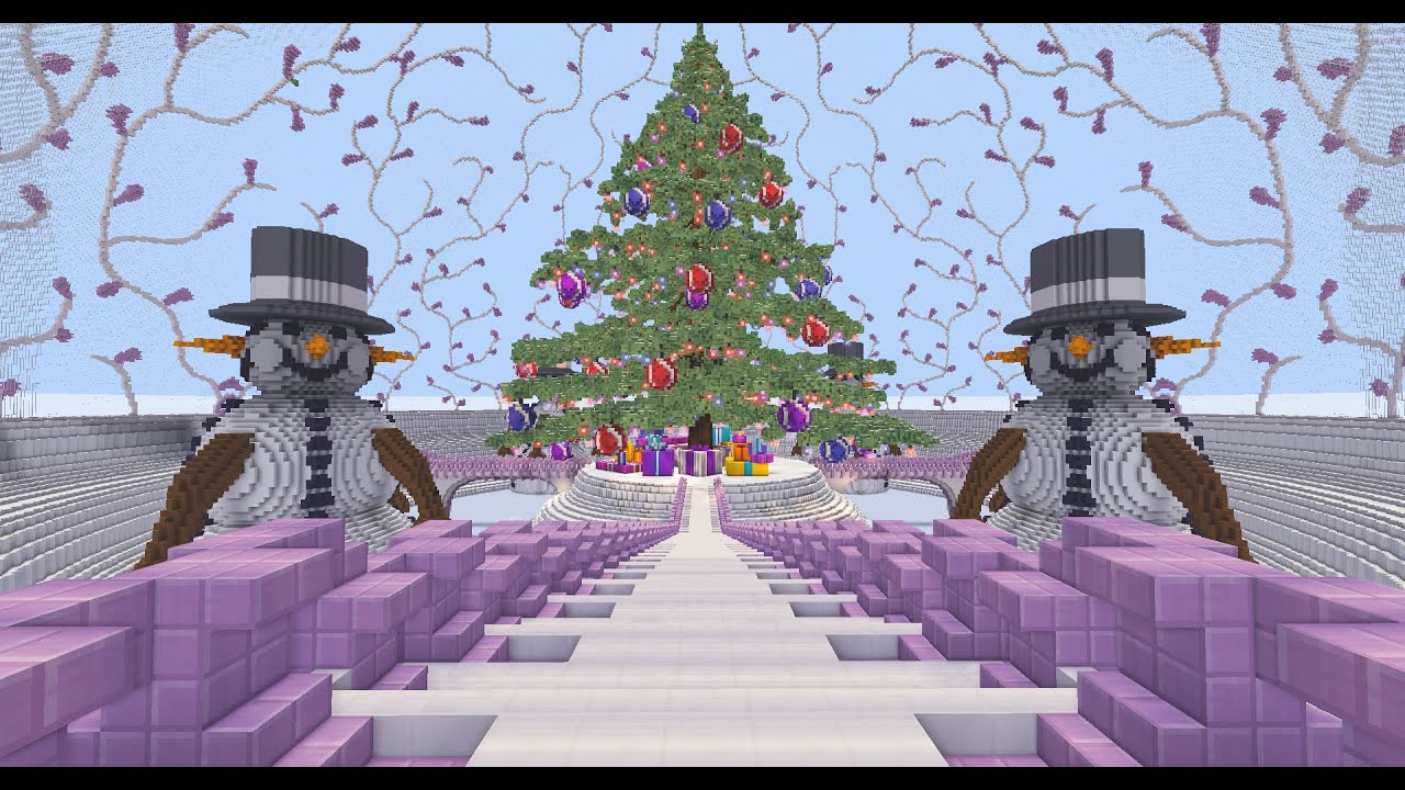 Minecraft timelapse christmas snow globe Minecraft videos