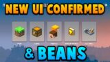 Minecraft's New UI Is COMING Soon? ALSO BEANS