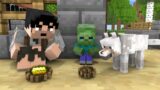 Monster School : Dog and Baby Zombie – Sad Story – Minecraft Animation