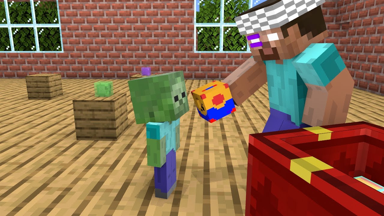 Monster School Naughty Baby Monsters Unboxing Challenge Funny Minecraft Animation Monster School Naughty Baby Monsters Unboxing Challenge Funny Minecraft Animation