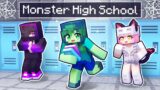 My FIRST Day at MONSTER High School in Minecraft!