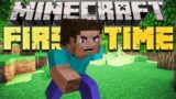 My First Time Playing Minecraft *RAGE QUIT*