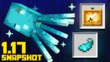 NEW Glow Squid Mob RELEASED! New Items! (Minecraft 1.17 Snapshot)